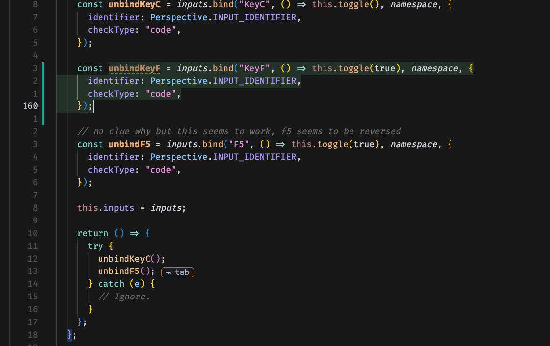 Copilot++ cursor prediction example